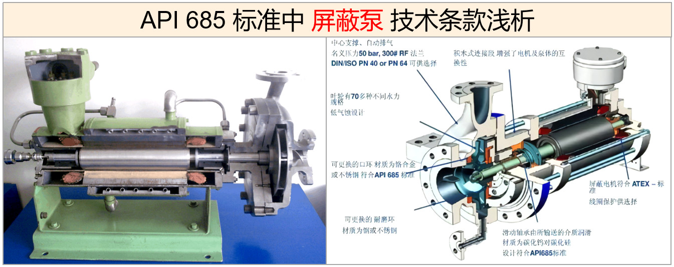 API 685 標(biāo)準(zhǔn)中屏蔽泵技術(shù)條款淺析